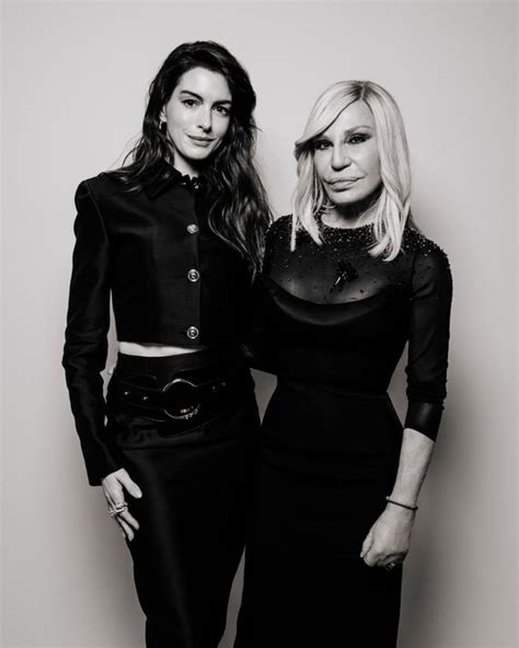 versace icons dinner|In New York, Donatella Versace and Anne Hathaway Hosted an .